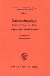 E-book, Kulturanthropologie. : Beiträge zum Neubeginn einer Disziplin. Festgabe für Emerich K. Francis zum 80. Geburtstag., Duncker & Humblot