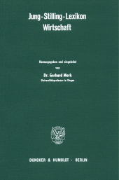 eBook, Jung-Stilling-Lexikon Wirtschaft., Duncker & Humblot
