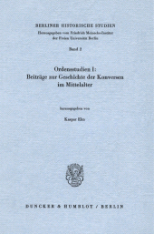 eBook, Beiträge zur Geschichte der Konversen im Mittelalter. : (Ordensstudien I)., Duncker & Humblot