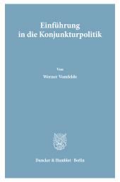 eBook, Einführung in die Konjunkturpolitik., Duncker & Humblot