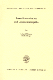 eBook, Investitionsverhalten und Unternehmensgröße., Duncker & Humblot