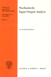 E-book, Stochastische Input-Output-Analyse., Duncker & Humblot