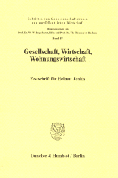 E-book, Gesellschaft, Wirtschaft, Wohnungswirtschaft. : Festschrift für Helmut Jenkis., Duncker & Humblot
