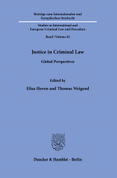 E-book, Justice in Criminal Law : Global Perspectives, Duncker & Humblot