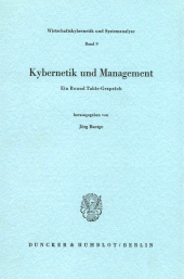 eBook, Kybernetik und Management. : Ein Round Table-Gespräch., Duncker & Humblot