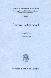 eBook, Germania Slavica I., Duncker & Humblot