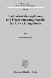 E-book, Stadtentwicklungsplanung und Flächennutzungsmodelle für Entwicklungsländer., Duncker & Humblot