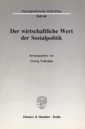 eBook, Der wirtschaftliche Wert der Sozialpolitik., Duncker & Humblot