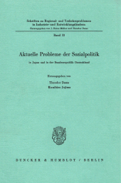 eBook, Aktuelle Probleme der Sozialpolitik : in Japan und in der Bundesrepublik Deutschland., Duncker & Humblot