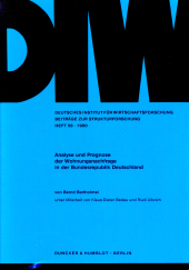 eBook, Analyse und Prognose der Wohnungsnachfrage in der Bundesrepublik Deutschland., Duncker & Humblot