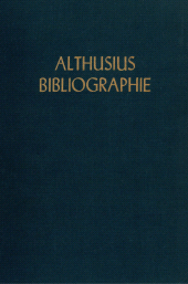 E-book, Althusius-Bibliographie. : Bibliographie zur politischen Ideengeschichte und Staatslehre, zum Staatsrecht und zur Verfassungsgeschichte des 16. bis 18. Jahrhunderts. Bearb. von Dieter Wyduckel., Duncker & Humblot