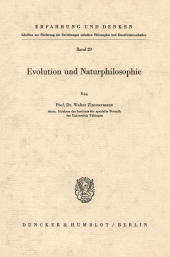 E-book, Evolution und Naturphilosophie., Duncker & Humblot