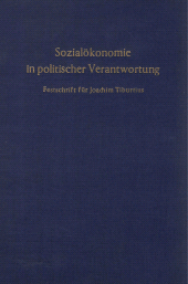 eBook, Sozialökonomie in politischer Verantwortung. : Festschrift für Joachim Tiburtius., Duncker & Humblot