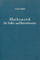 E-book, Mathematik für Volks- und Betriebswirte. : Eine Einführung in die mathematische Behandlung der Wirtschaftstheorie. Aus dem Englischen übersetzt von E. Kosiol., Duncker & Humblot