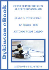 E-book, Curso de introducción al derecho sanitario : grado en enfermería - 1º, Dykinson