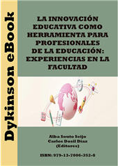 E-book, La innovación educativa como herramienta para profesionales de la educación : experiencias en la facultad de formación del profesorado, Dykinson