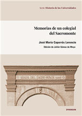 eBook, Memorias de un colegial del Sacromonte, Dykinson