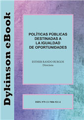 E-book, Políticas públicas destinadas a la igualdad de oportunidades, Dykinson