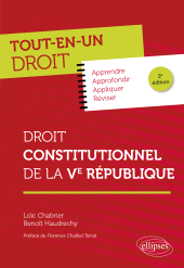E-book, Droit constitutionnel de la Ve République, Édition Marketing Ellipses