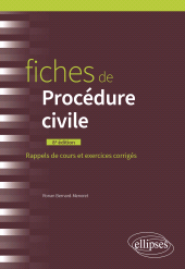 E-book, Fiches de procédure civile : À jour au 31 juillet 2024, Édition Marketing Ellipses