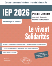 eBook, CONCOURS COMMUN IEP 2026 : Le vivant - Solidarités, Édition Marketing Ellipses
