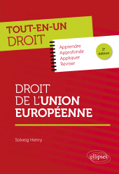 E-book, Droit de l'Union européenne : A jour au 15 janvier 2025, Édition Marketing Ellipses