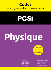 eBook, Physique. PCSI. Colles corrigées et commentées, Édition Marketing Ellipses