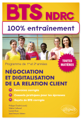 eBook, BTS NDRC : Négociation et digitalisation de la relation client, Édition Marketing Ellipses