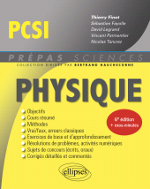 eBook, Physique PCSI, Édition Marketing Ellipses