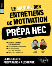 E-book, Le Manuel des entretiens de motivation " Prépa HEC " - Concours aux écoles de commerce, Édition Marketing Ellipses