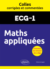 eBook, Maths appliquées. ECG1. Colles corrigées et commentées, Édition Marketing Ellipses