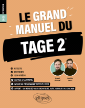 eBook, Le Grand Manuel du TAGE 2 : 10 tests blancs + 120 fiches de cours + 1200 vidéos, Édition Marketing Ellipses