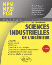 eBook, Sciences industrielles de l'ingénieur MPSI - MP2I - PCSI, Édition Marketing Ellipses