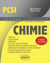 eBook, Chimie PCSI, Édition Marketing Ellipses