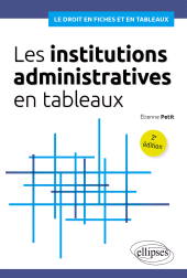 E-book, Les institutions administratives en tableaux, Édition Marketing Ellipses