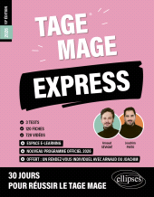 eBook, Tage Mage Express : 3 tests blancs + 120 fiches de cours + 600 questions + 720 vidéos, Édition Marketing Ellipses