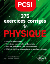 eBook, 375 exercices corrigés de Physique – PCSI, Édition Marketing Ellipses
