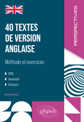 E-book, 40 textes de version anglaise : méthode et exercices, Édition Marketing Ellipses