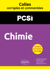 E-book, Chimie. PCSI. Colles corrigées et commentées, Édition Marketing Ellipses