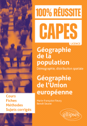 eBook, Géographie de la population : démographie, distribution spatiale ; Géographie de l'Union européenne : CAPES d'histoire-géographie, Édition Marketing Ellipses