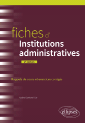 eBook, Fiches d'institutions administratives, Édition Marketing Ellipses