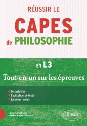 E-book, Réussir le CAPES de Philosophie : Tout-en-un sur les épreuves du nouveau CAPES, Édition Marketing Ellipses