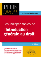 eBook, Les indispensables de l'Introduction générale au droit, Édition Marketing Ellipses