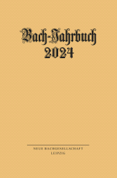 eBook, Bach-Jahrbuch 2024, Evangelische Verlagsanstalt