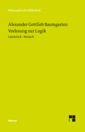 E-book, Vorlesung zur Logik : Lateinisch-Deutsch, Felix Meiner Verlag