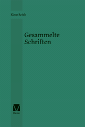 E-book, Gesammelte Schriften, Felix Meiner Verlag