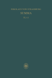 E-book, Summa. Liber II. Tractatus 1-2, Felix Meiner Verlag