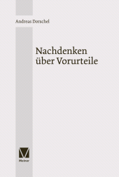 E-book, Nachdenken über Vorurteile, Felix Meiner Verlag