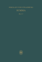 E-book, Summa. Liber II. Tractatus 3-7, Felix Meiner Verlag