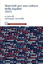E-book, Materiali per una cultura della legalità 2025, Franco Angeli